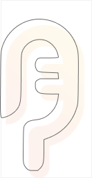 PodcastCrew logo featuring a stylized ear design in gradient orange and yellow, symbolizing audio and podcasting services.