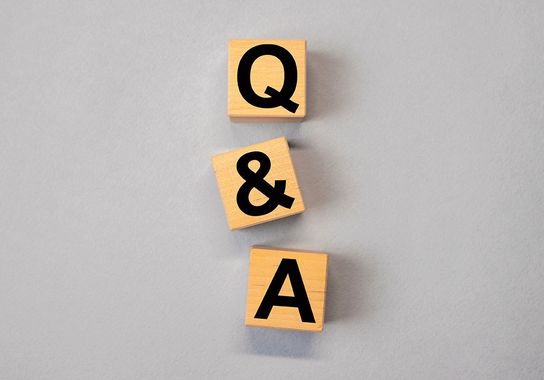 QA and Q concept of questions and answers in business and education