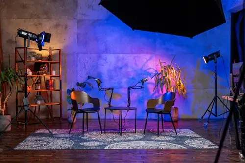 create a good space for your podcast or vidcast